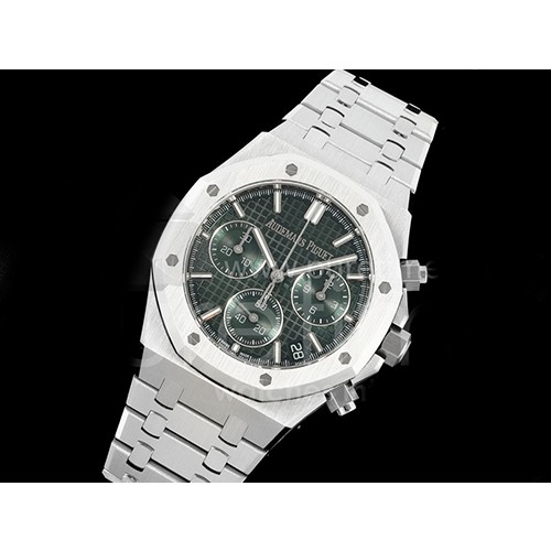 [홍콩명품시계.AUDEMARS PIGUET] 오데마피게 로얄오크 크로노 26240 41mm 그린 다이얼