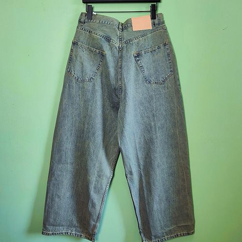 [홍콩명품.ACNE STUDIO] 아크네스튜디오 25SS 로고 오버핏 데님 팬츠 진 청바지, BM22121, JL, 레플리카의류,미러급사이트