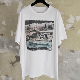 [홍콩명품.Chrome Hearts] 크롬하츠 25SS 로고 그래픽 프린트 반팔 티셔츠 (화이트), BM22140, JL, 레플리카의류,미러급사이트