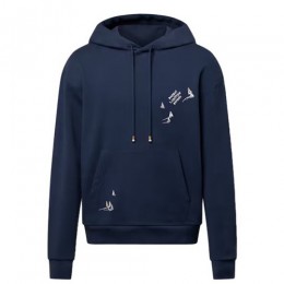 [홍콩명품.LOUIS VUITTON] 루이비통 25SS 로고 여성 후드 티셔츠 (네이비), BM22160, JL, 레플리카의류,미러급사이트