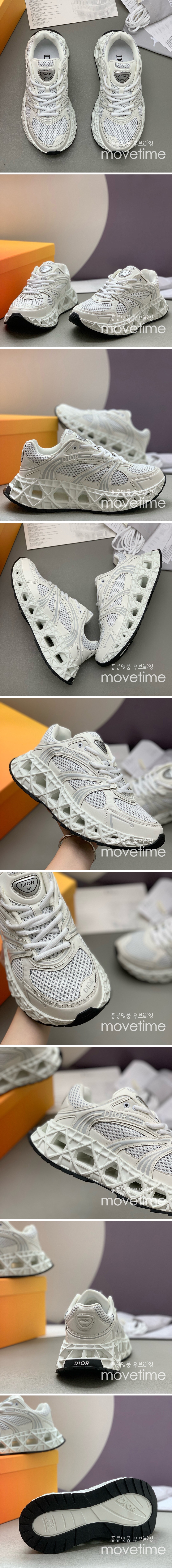 [홍콩명품,Christian Dior] 디올 25SS 로고 B35 스니커즈 운동화 (화이트), SE5461, PMD, 명품스니커즈,운동화,구두,로퍼,하이탑,신발