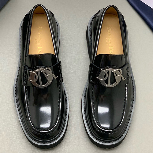 [홍콩명품,Christian Dior] 디올 25SS 로고 레더 가죽 구두 워커 (블랙), SE5463, PMD, 명품스니커즈,운동화,구두,로퍼,하이탑,신발