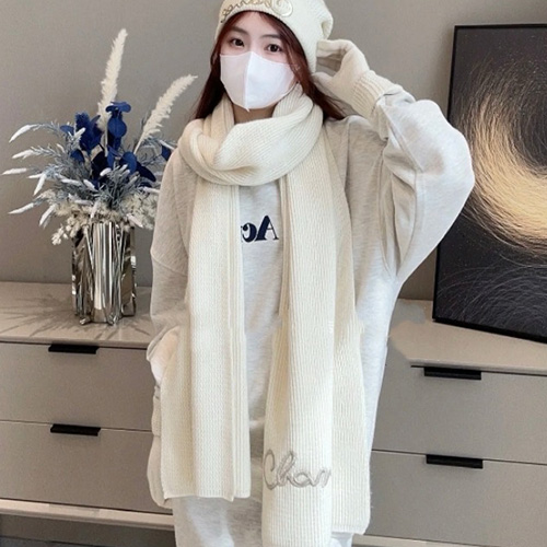 [홍콩명품.CHANEL] 샤넬 25SS 로고 186-38 캐시미어 스카프 머플러 (2컬러), ET3124, JX, 홍콩명품의류,구매대행,온라인명품