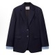 [홍콩명품,MIU MIU] 미우미우 25SS 로고 남여 정장 수트 자켓 (네이비), BM22341, KK, 레플리카의류,미러급사이트