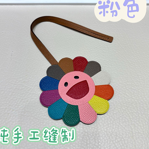 [홍콩명품.Hermes] 에르메스 25SS 로고 Takashi Murakami 레더 가죽 백참 (4컬러), BGM5223, 홍콩명품가방,명품쇼핑몰,크로스백,핸드백,구매대행