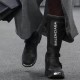 [홍콩명품.BALENCIAGA] 발렌시아가 25SS 로고 레더 가죽 롱 부츠 (블랙), SE5504, RO, 명품스니커즈,운동화,구두,로퍼,하이탑,신발