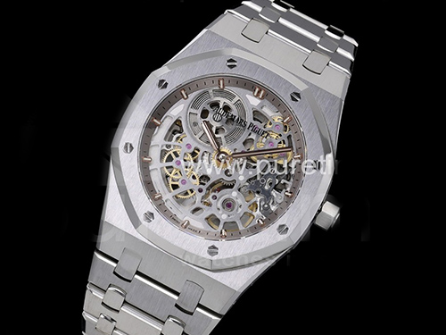 [홍콩명품시계.AUDEMARS PIGUET] 오데마피게 로얄오크 16204 스테인레스 스틸 스켈레톤 다이얼