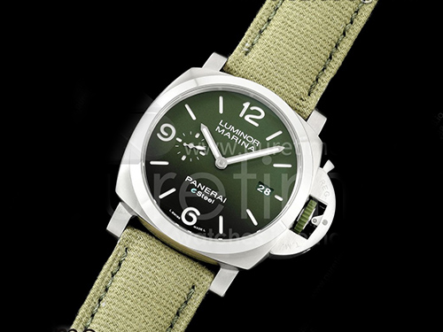 [홍콩명품시계.PANERAI] 파네라이 팸1356 루미너 마리너 esteel 그린 다이얼