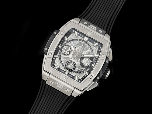[홍콩명품시계.HUBLOT] 휴블럿 빅뱅 스프릿 티타늄 베젤 스켈레톤 다이얼