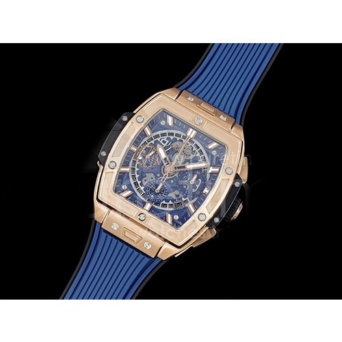 [홍콩명품시계.HUBLOT] 휴블럿 빅뱅 스프릿 로즈골드 티타늄 베젤 스켈레톤 다이얼
