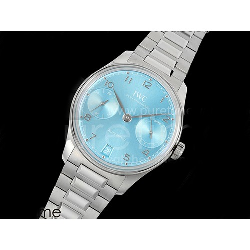 [홍콩명품시계.IWC] 아이더블유씨 포르투기스 오토매틱 42mm 아이스블루 다이얼