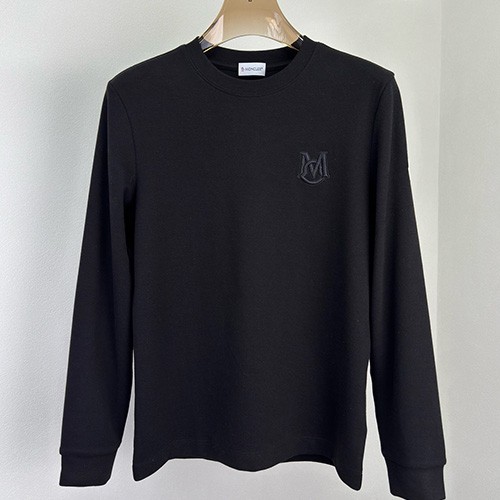 [홍콩명품.MONCLER] 몽클레어 25SS 로고 자수 긴팔 티셔츠 (3컬러), BM22455, JQ, 레플리카의류,미러급사이트
