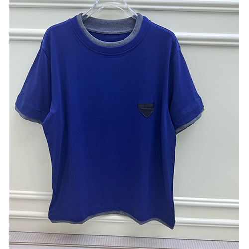 [홍콩명품,PRADA] 프라다 25SS 삼각로고 여성 반팔 티셔츠 (2컬러), BM22485, MC, 레플리카의류,미러급사이트