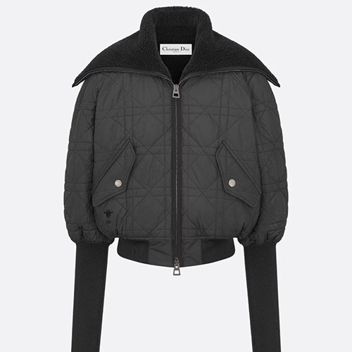 [홍콩명품,Christian Dior] 디올 25SS 로고 여성 퀄팅 솜패딩 자켓 (블랙), BM22519, MC, 레플리카의류,미러급사이트
