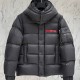 [홍콩명품,PRADA] 프라다 25SS 로고 소매 탈부착 구스다운 후드 패딩 자켓 (3컬러), BM22656, KSM, 레플리카의류,미러급사이트