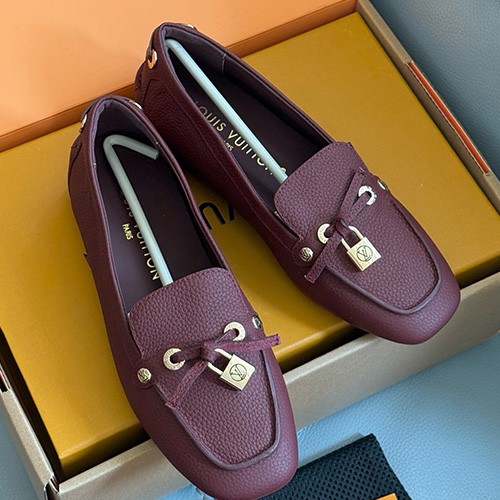 [홍콩명품.LOUIS VUITTON] 루이비통 25SS 로고 여성 레더 가죽 구두 로퍼 (4컬러), SE5588, GHS, 명품스니커즈,운동화,구두,로퍼,하이탑,신발