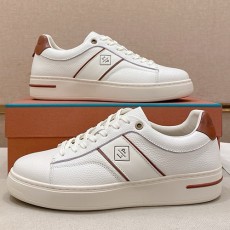 [홍콩명품.Loro Piana] 로로피아나 25SS 로고 레더 가죽 스니커즈 운동화 (2컬러), SE5607, GHS, 명품스니커즈,운동화,구두,로퍼,하이탑,신발