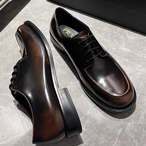 [홍콩명품,PRADA] 프라다 25SS 로고 레더 가죽 로퍼 구두 (2컬러), SE5639, S3, 명품스니커즈,운동화,구두,로퍼,하이탑,신발