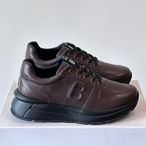 [홍콩명품.BERLUTI] 벨루티 25SS 로고 레더 가죽 스니커즈 운동화 (브라운), SE5650, S3, 명품스니커즈,운동화,구두,로퍼,하이탑,신발