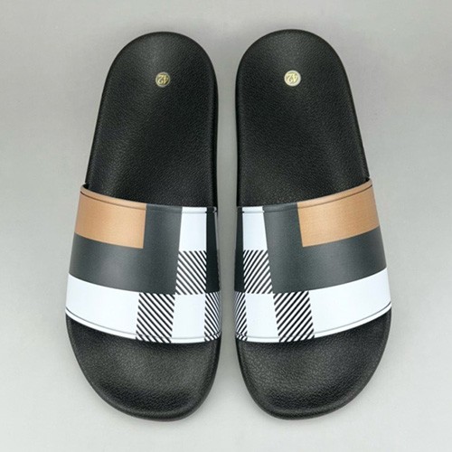 [홍콩명품.Burberry] 버버리 25SS 로고 레더 가죽 슬리퍼 (카라멜), SE5669, S3, 명품스니커즈,운동화,구두,로퍼,하이탑,신발