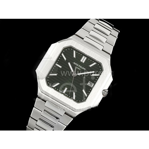 [홍콩명품시계.PATEK PHILIPPE] 파텍필립 큐비튜스 5821 그린다이얼 스테인레스 스틸 스트랩