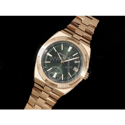 [홍콩명품시계.VACHERON CONSTANTIN] 바쉐론콘스탄틴 오버시스 4500V 로즈골드 그린 다이얼