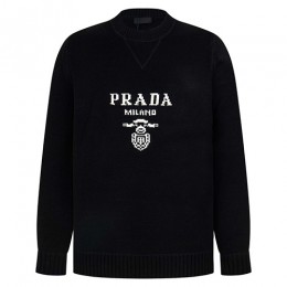 [가격문의][홍콩명품,PRADA] 프라다 25SS 로고 캐시미어 니트 스웨터 (2컬러), BM22761, S1F, 레플리카의류,미러급사이트