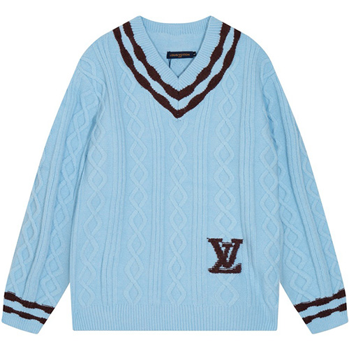 [가격문의][홍콩명품.LOUIS VUITTON] 루이비통 25SS 로고 캐시미어 V넥 니트 스웨터 (3컬러), BM22764, S1F, 레플리카의류,미러급사이트