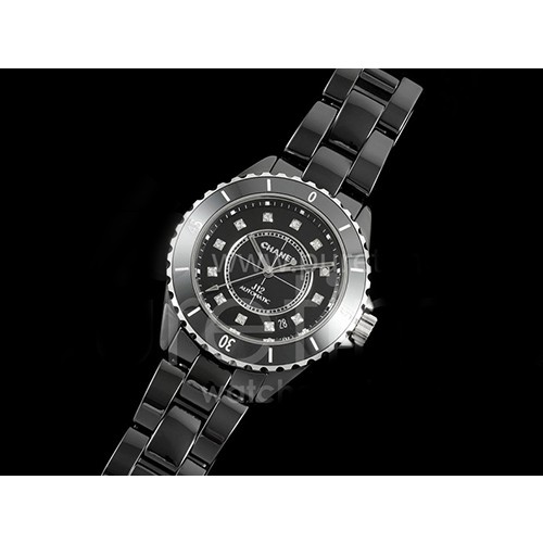 [홍콩명품.CHANEL] 샤넬 J13 38mm 블랙 세라믹 베젤 블랙 다이얼