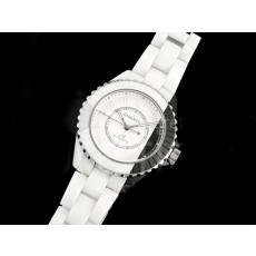 [홍콩명품.CHANEL] 샤넬 J13 38mm 블랙/화이트 세라믹 화이트 다이얼