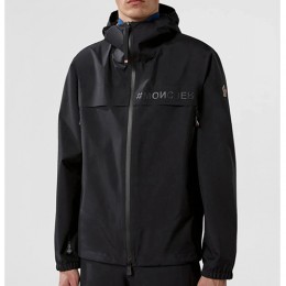 [홍콩명품.MONCLER] 몽클레어 25SS 로고 후드 바람막이 자켓 (블랙), BM22776, JL, 레플리카의류,미러급사이트