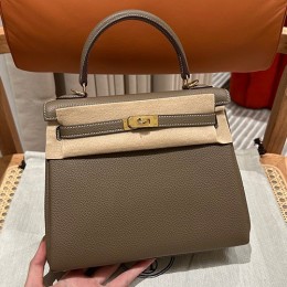 [홍콩명품.Hermes] 에르메스 25SS 로고 KELLY 25 토트백 핸드백 (브라운-금장), BGM5242, H3, 홍콩명품가방,명품쇼핑몰,크로스백,핸드백,구매대행