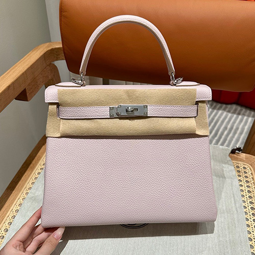 [홍콩명품.Hermes] 에르메스 25SS 로고 KELLY 25 토트백 핸드백 (핑크-은장), BGM5243, H3, 홍콩명품가방,명품쇼핑몰,크로스백,핸드백,구매대행