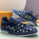[홍콩명품.LOUIS VUITTON] 루이비통 25SS 로고 남여 다미에 데님 트레이너 스니커즈 운동화 (네이비), SE5769, PMD, 명품스니커즈,운동화,구두,로퍼,하이탑,신발