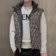 [홍콩명품,FENDI] 펜디 25SS 로고 리버서블 다운 패딩 조끼 베스트 (블랙-패턴), BM22961, KB, 레플리카의류,미러급사이트