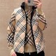 [홍콩명품.Burberry] 버버리 25SS 로고 리버서블 다운 패딩 조끼 베스트 (블랙-체크패턴), BM22962, KB, 레플리카의류,미러급사이트