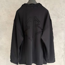 [홍콩명품.BALENCIAGA] 발렌시아가 25SS 로고 자수 빈티지 긴팔 티셔츠 (2컬러), BM23000, KK, 레플리카의류,미러급사이트