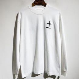 [홍콩명품.Stone Island] 스톤아일랜드 25SS 로고 자수 긴팔 티셔츠 (2컬러), BM23024, X2, 레플리카의류,미러급사이트
