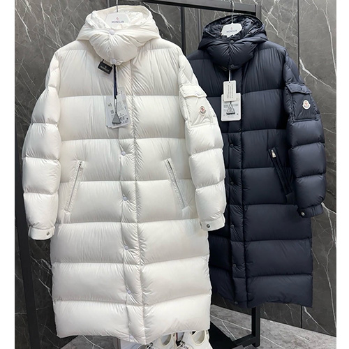 [홍콩명품.MONCLER] 몽클레어 25SS 로고 남여 구스다운 후드 롱 패딩 자켓 (2컬러), BM23097, KSM, 레플리카의류,미러급사이트