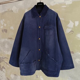 [홍콩명품,PRADA] 프라다 25SS 로고 데님 카라 자켓, BM23130, JL, 레플리카의류,미러급사이트