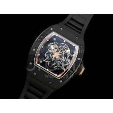 [홍콩명품시계.RICHARD MILLE] 리차드밀레 RM055 블랙 세라믹 스켈레톤 다이얼 블랙 스트랩