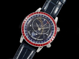 [홍콩명품시계.PATEK PHILIPPE] 파텍필립 그랜드 컴플리케이션즈 레드 다이아몬드 베젤 블루 다이얼