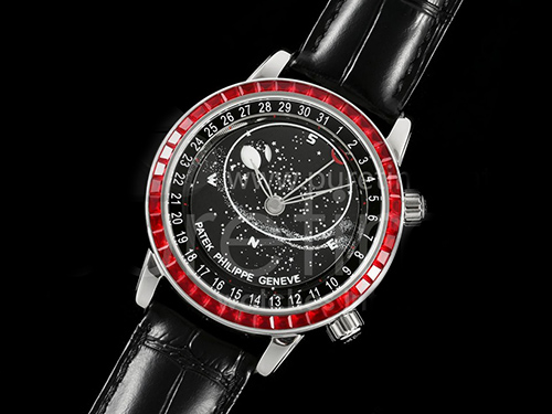 [홍콩명품시계.PATEK PHILIPPE] 파텍필립 그랜드 컴플리케이션즈 레드 다이아몬드 베젤 블랙 다이얼