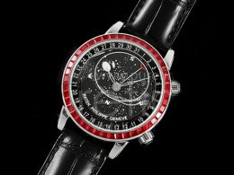 [홍콩명품시계.PATEK PHILIPPE] 파텍필립 그랜드 컴플리케이션즈 레드 다이아몬드 베젤 블랙 다이얼