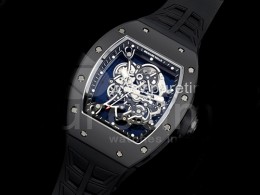 [홍콩명품시계.RICHARD MILLE] 리차드밀레 RM055 블랙 세라믹 스켈레톤 다이얼 블랙 스트랩