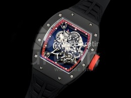 [홍콩명품시계.RICHARD MILLE] 리차드밀레 RM055 블랙 세라믹 스켈레톤 다이얼 블랙 스트랩