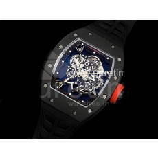 [홍콩명품시계.RICHARD MILLE] 리차드밀레 RM055 블랙 세라믹 스켈레톤 다이얼 블랙 스트랩