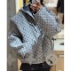 [홍콩명품.LOUIS VUITTON] 루이비통 25SS 로고 모노그램 플리스 후드 집업 자켓 (그레이), BM23326, KB, 레플리카의류,미러급사이트