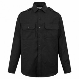 [홍콩명품.Maison Margiela] 메종마르지엘라 25SS 로고 울 남방 셔츠 (블랙), BM23352, JL, 레플리카의류,미러급사이트