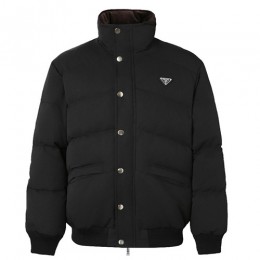 [홍콩명품,PRADA] 프라다 25SS 삼각로고 다운 패딩 자켓 (블랙), BM23364, JL, 레플리카의류,미러급사이트